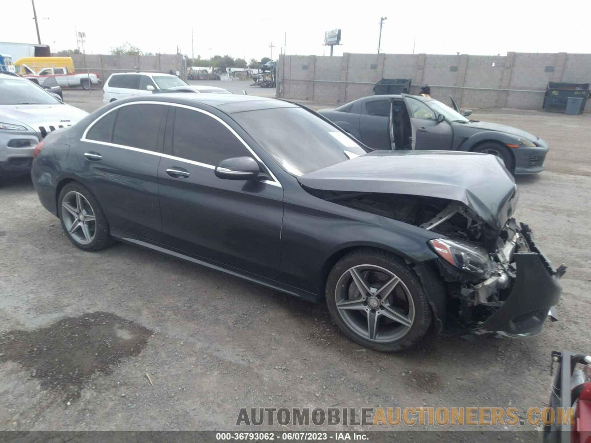 55SWF4KB8FU015076 MERCEDES-BENZ C-CLASS 2015