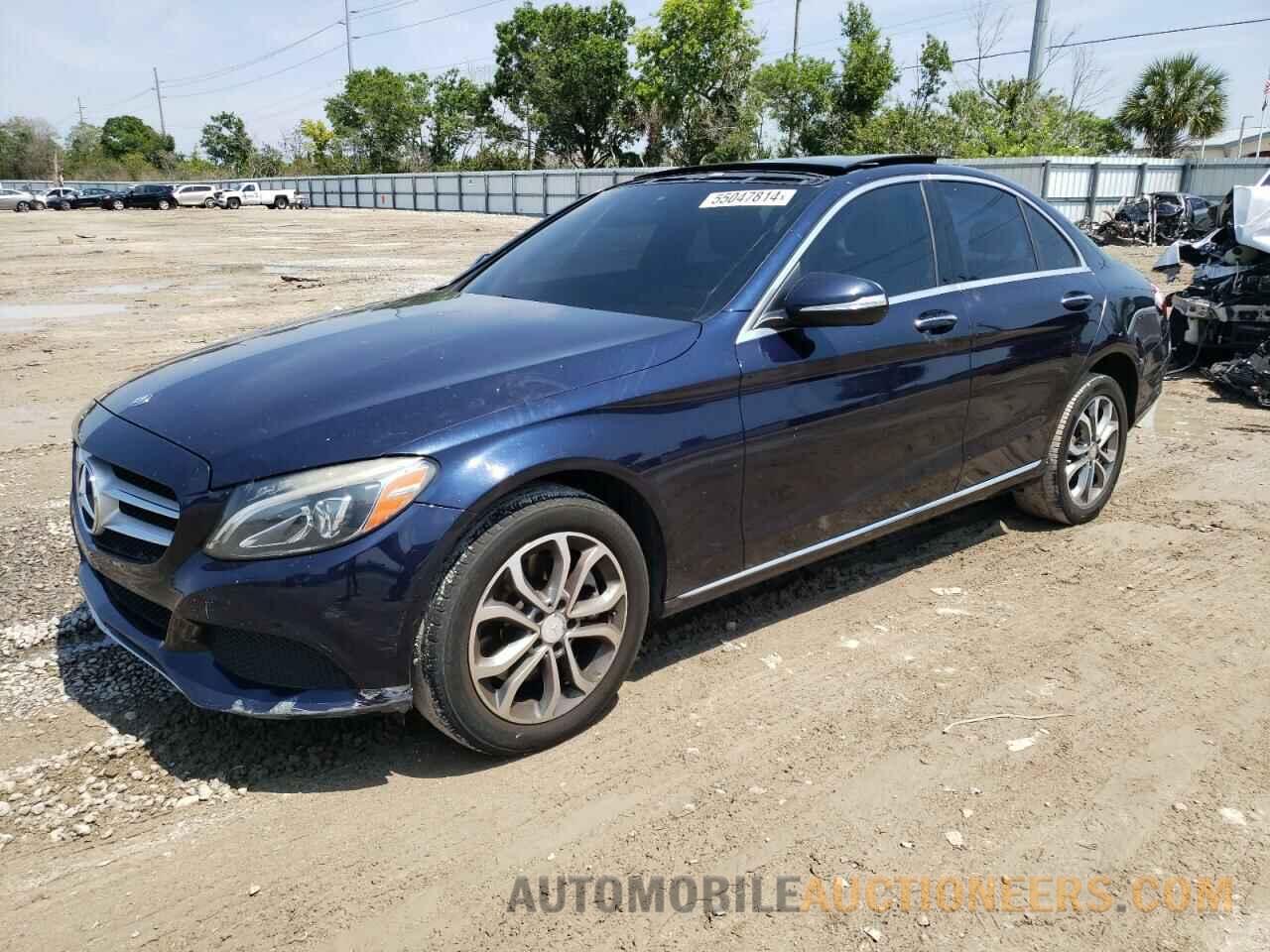 55SWF4KB8FU025607 MERCEDES-BENZ C-CLASS 2015