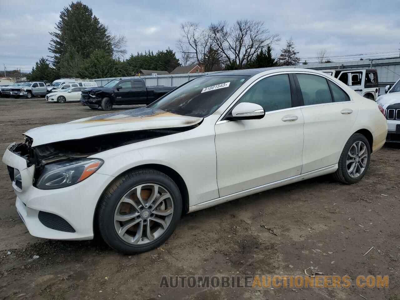 55SWF4KB8FU027681 MERCEDES-BENZ C-CLASS 2015