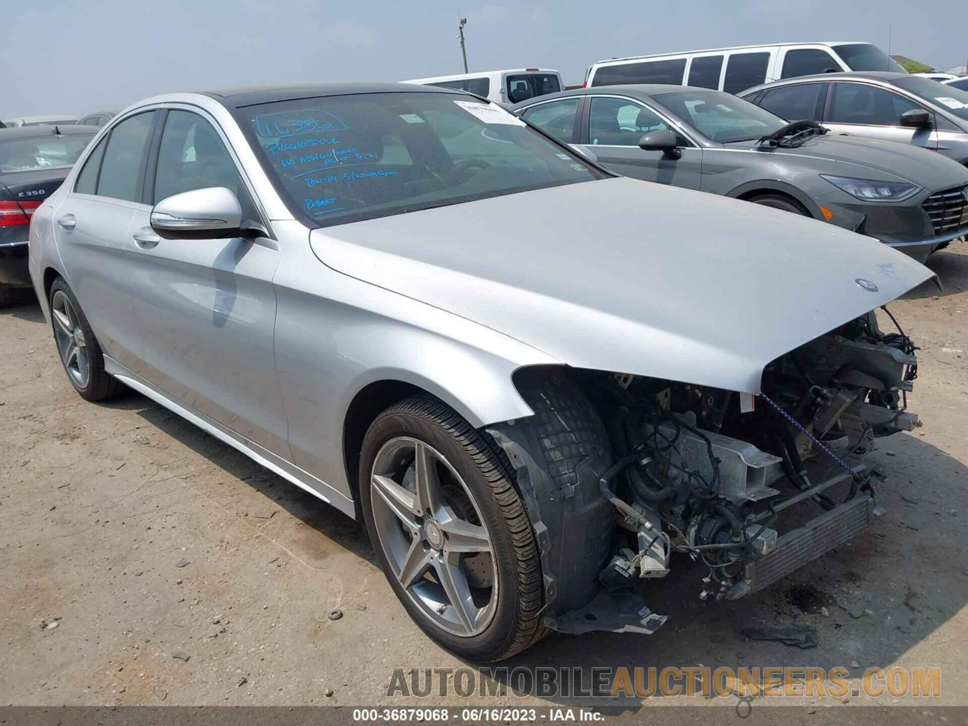 55SWF4KB8FU031844 MERCEDES-BENZ C-CLASS 2015