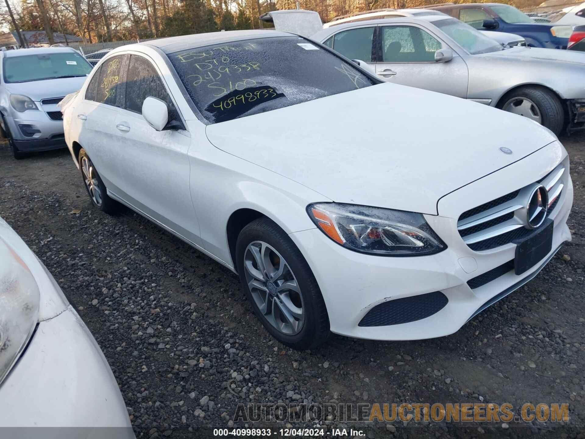 55SWF4KB8FU035523 MERCEDES-BENZ C 300 2015