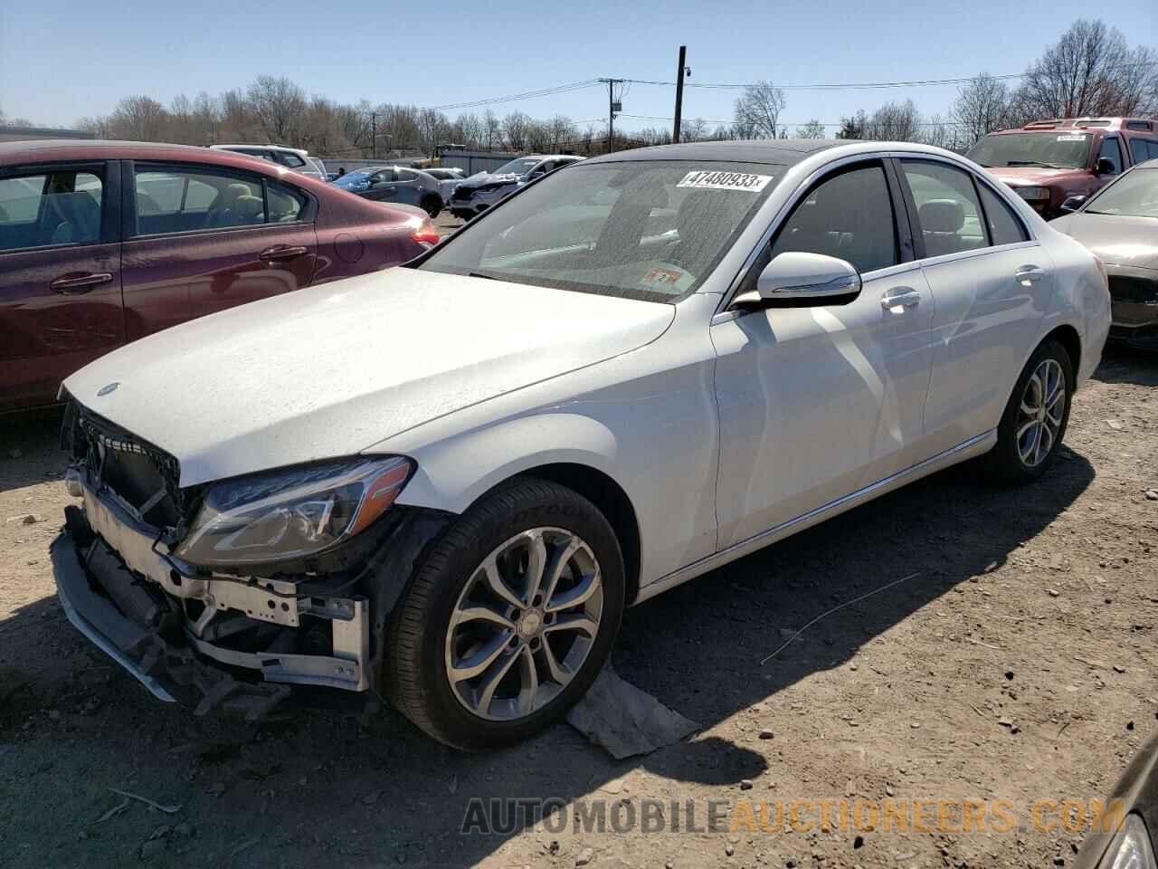 55SWF4KB8FU036848 MERCEDES-BENZ C-CLASS 2015