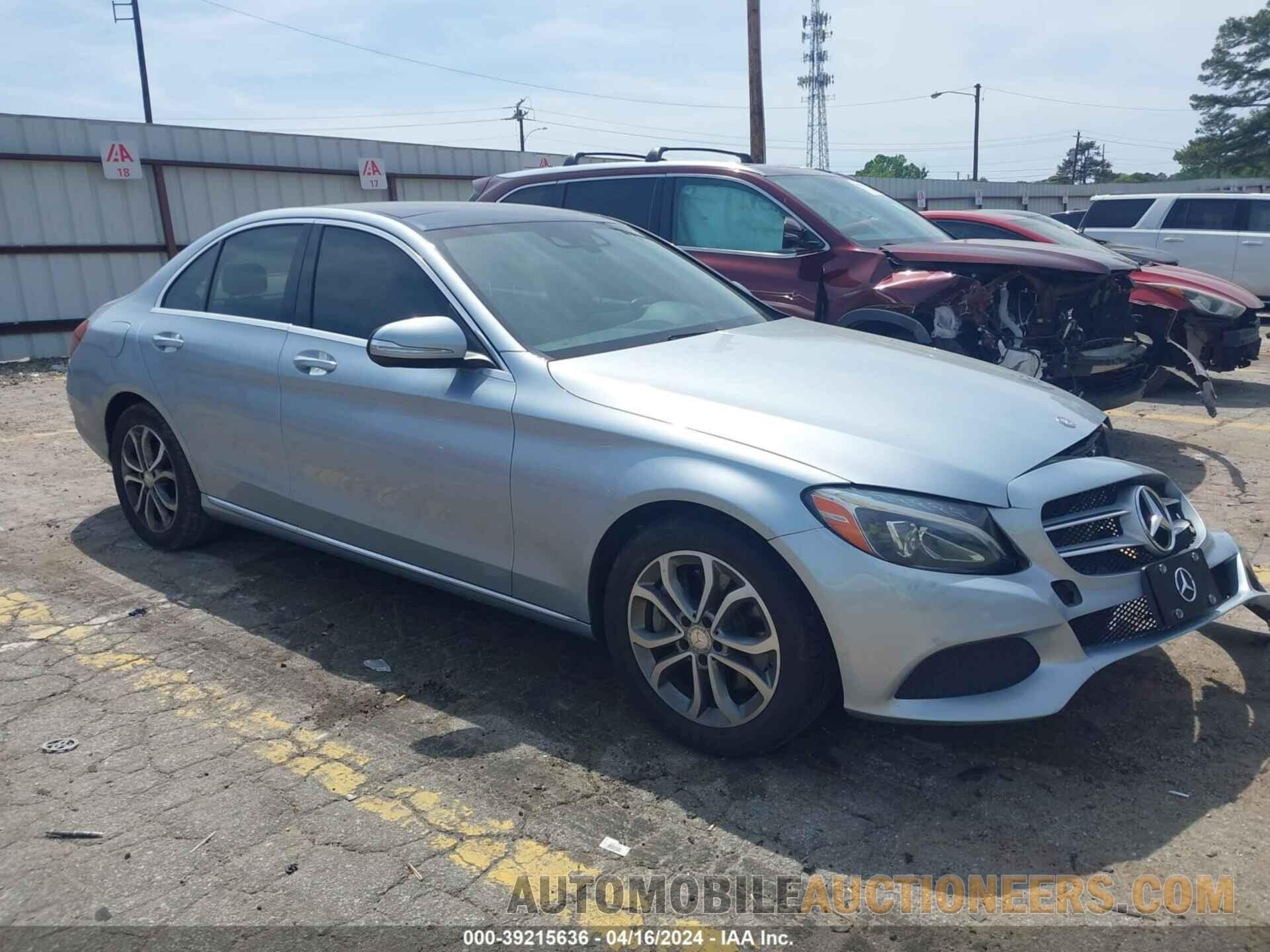 55SWF4KB8FU040172 MERCEDES-BENZ C 300 2015