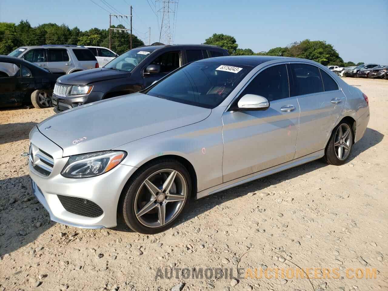 55SWF4KB8FU074564 MERCEDES-BENZ C-CLASS 2015