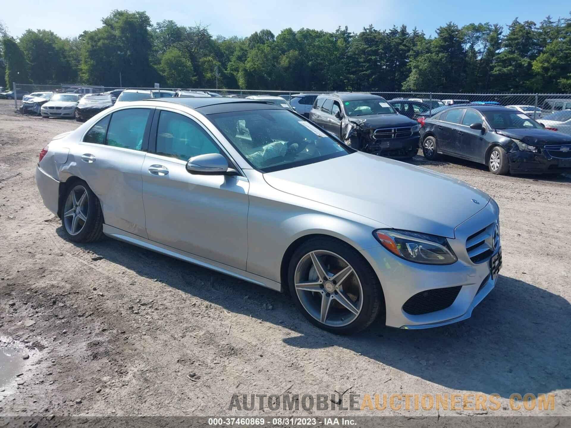 55SWF4KB8FU081241 MERCEDES-BENZ C-CLASS 2015