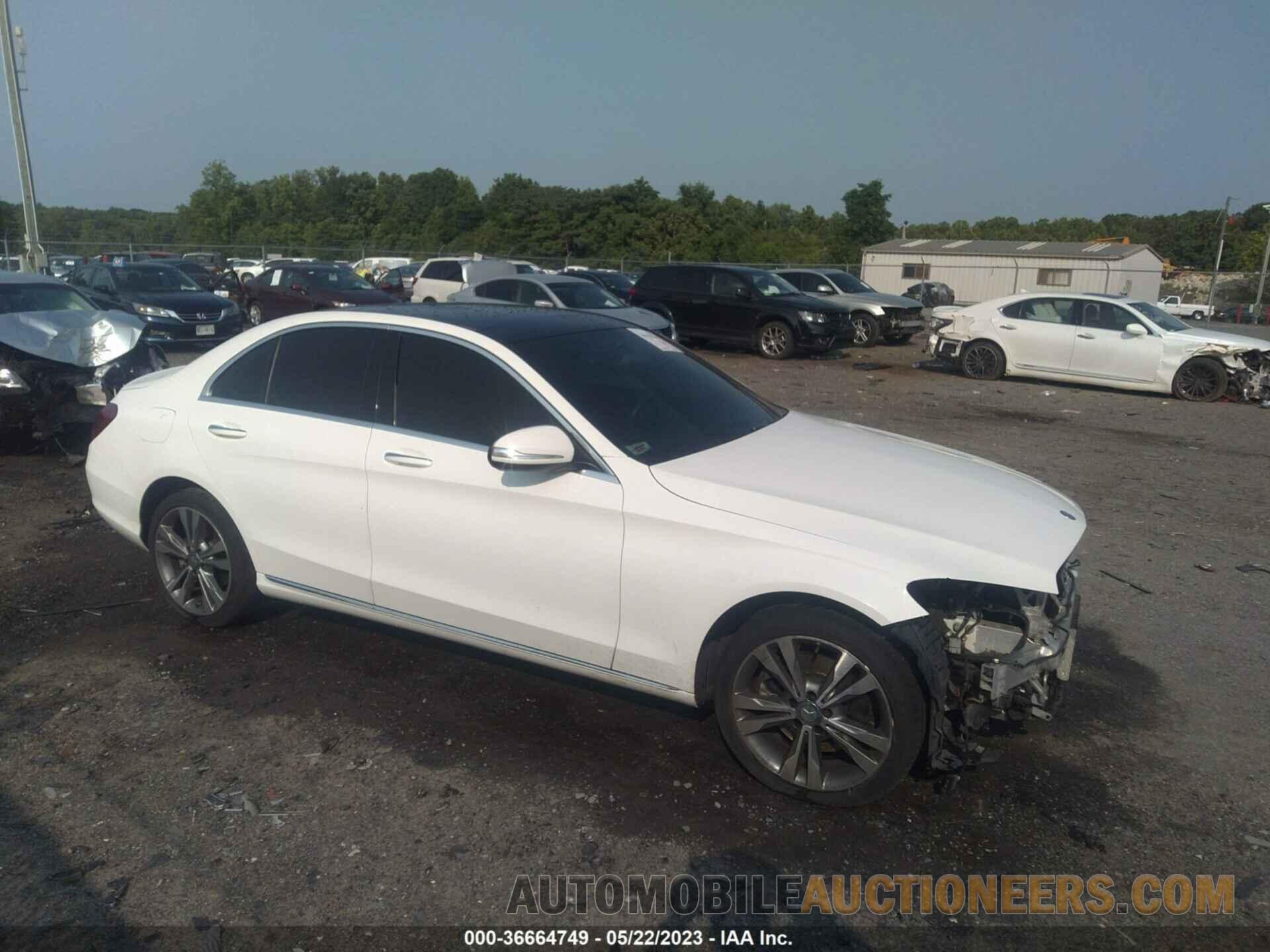 55SWF4KB8FU090747 MERCEDES-BENZ C-CLASS 2015