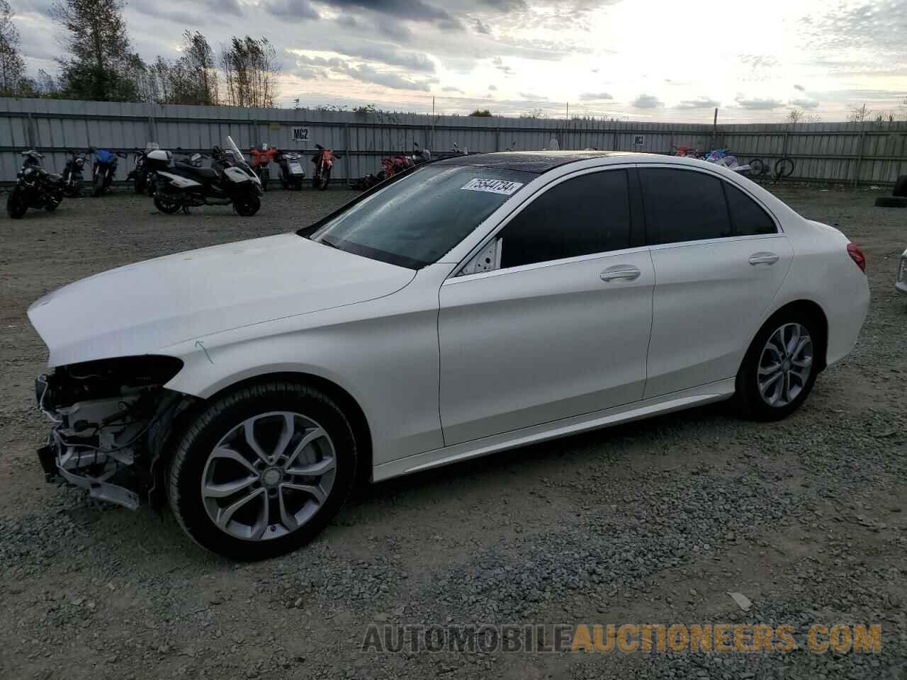 55SWF4KB8GU120878 MERCEDES-BENZ C-CLASS 2016