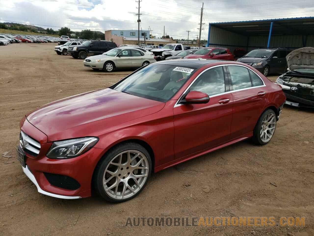 55SWF4KB8GU134196 MERCEDES-BENZ C-CLASS 2016