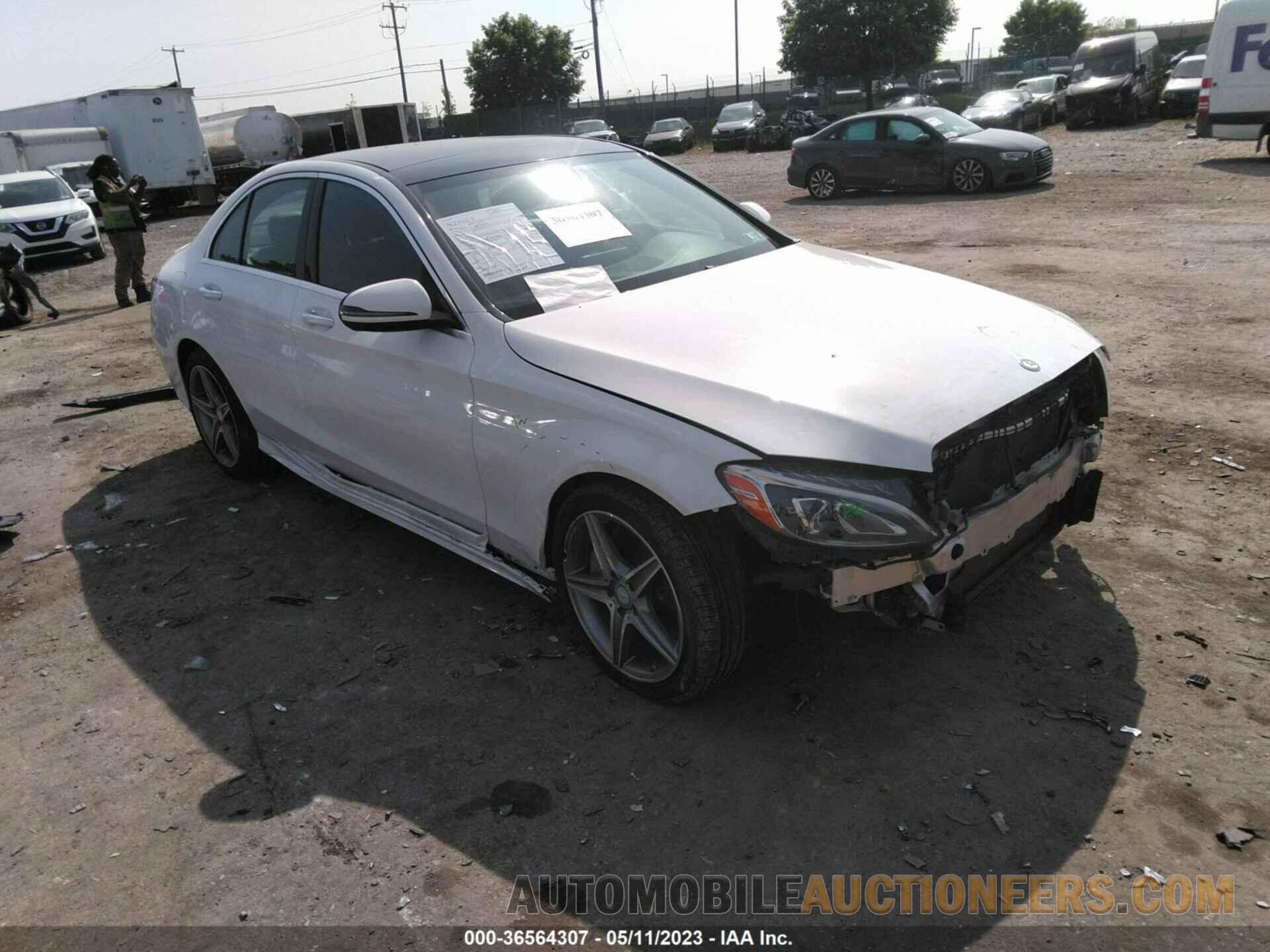 55SWF4KB8GU169496 MERCEDES-BENZ C-CLASS 2016