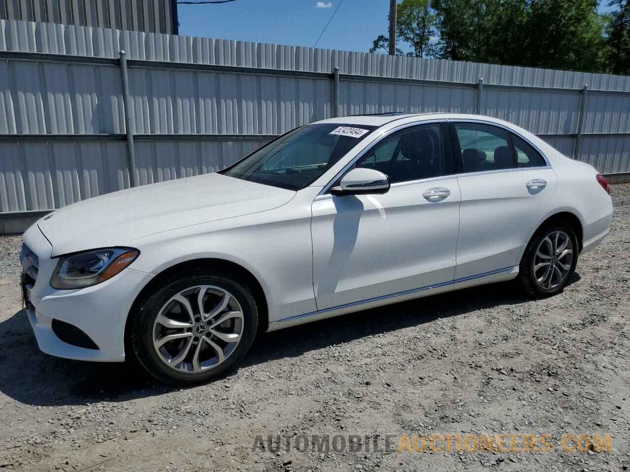 55SWF4KB8JU251736 MERCEDES-BENZ C-CLASS 2018