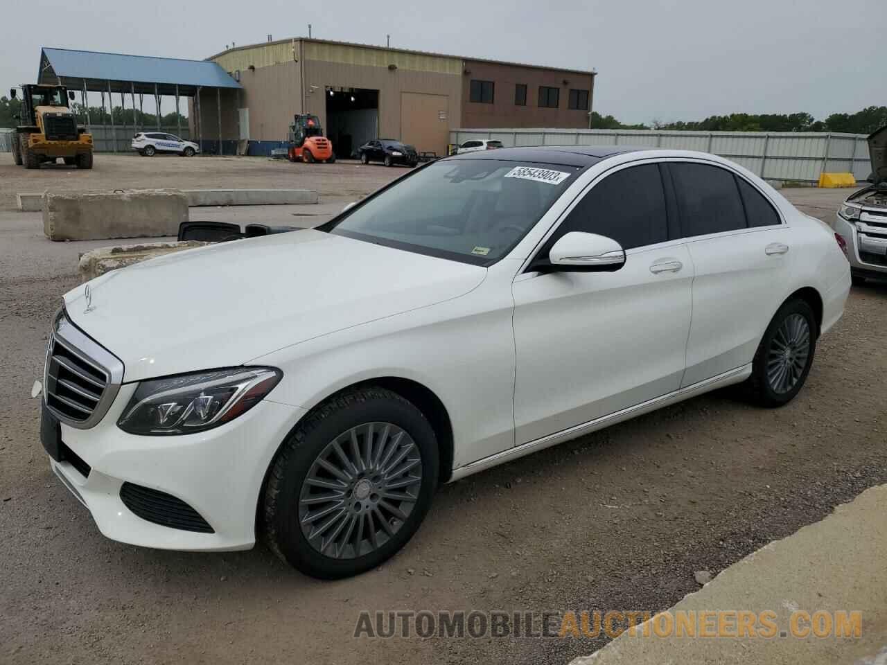 55SWF4KB9FU001512 MERCEDES-BENZ C-CLASS 2015