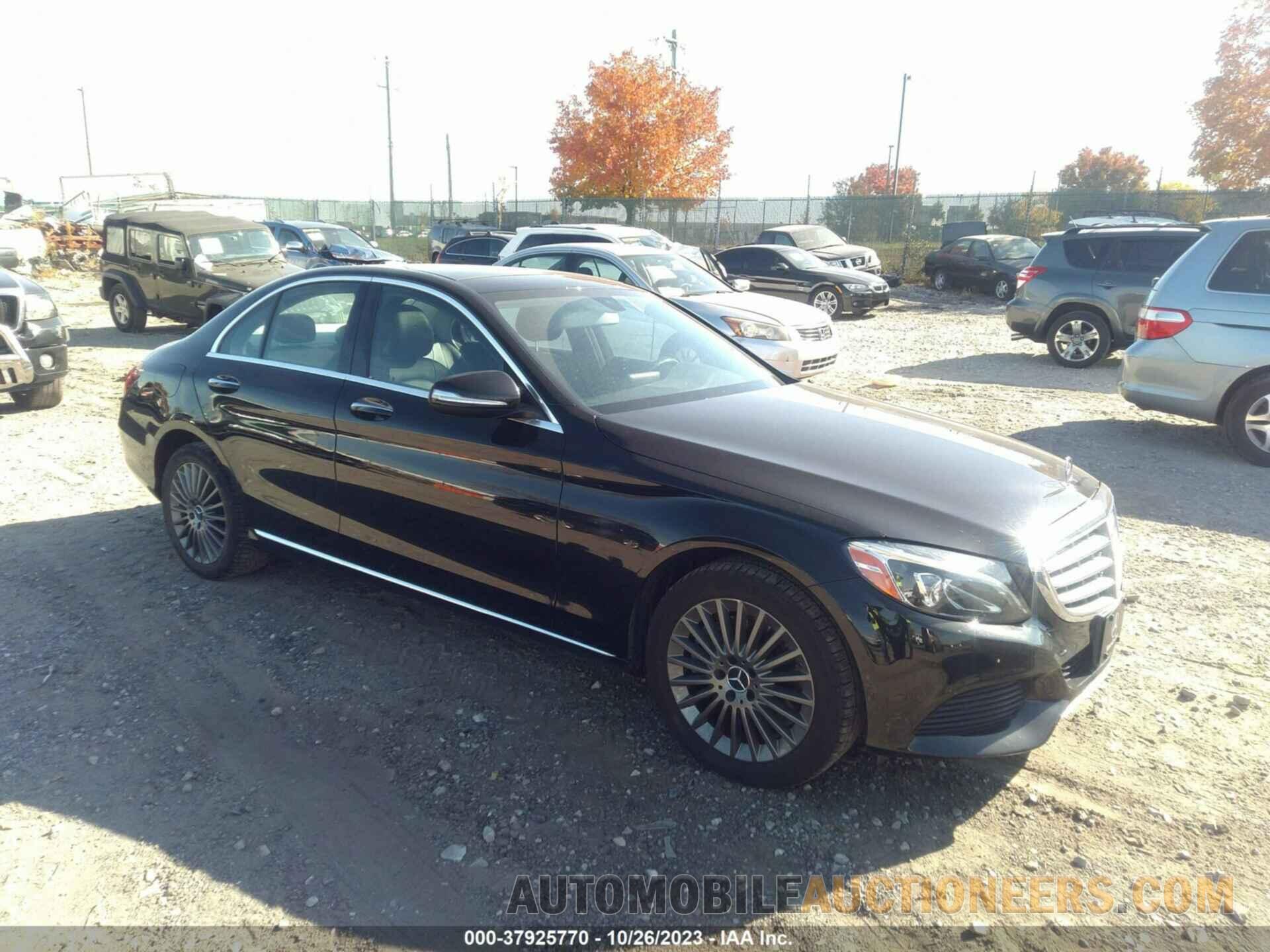 55SWF4KB9FU002837 MERCEDES-BENZ C-CLASS 2015