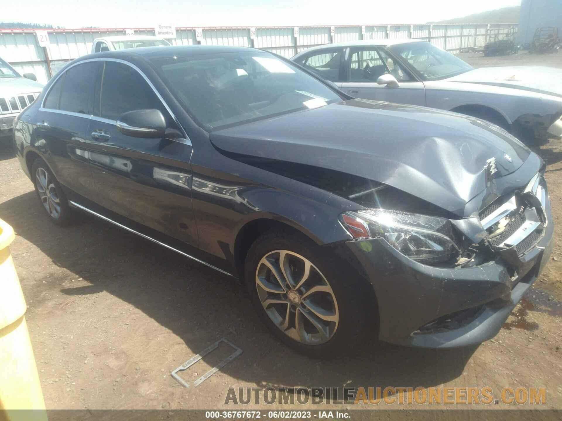 55SWF4KB9FU004393 MERCEDES-BENZ C-CLASS 2015