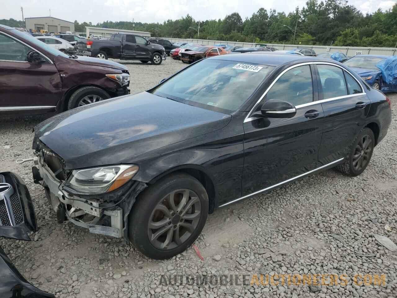 55SWF4KB9FU007214 MERCEDES-BENZ C-CLASS 2015