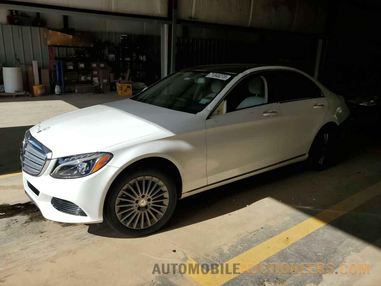 55SWF4KB9FU007486 MERCEDES-BENZ C-CLASS 2015