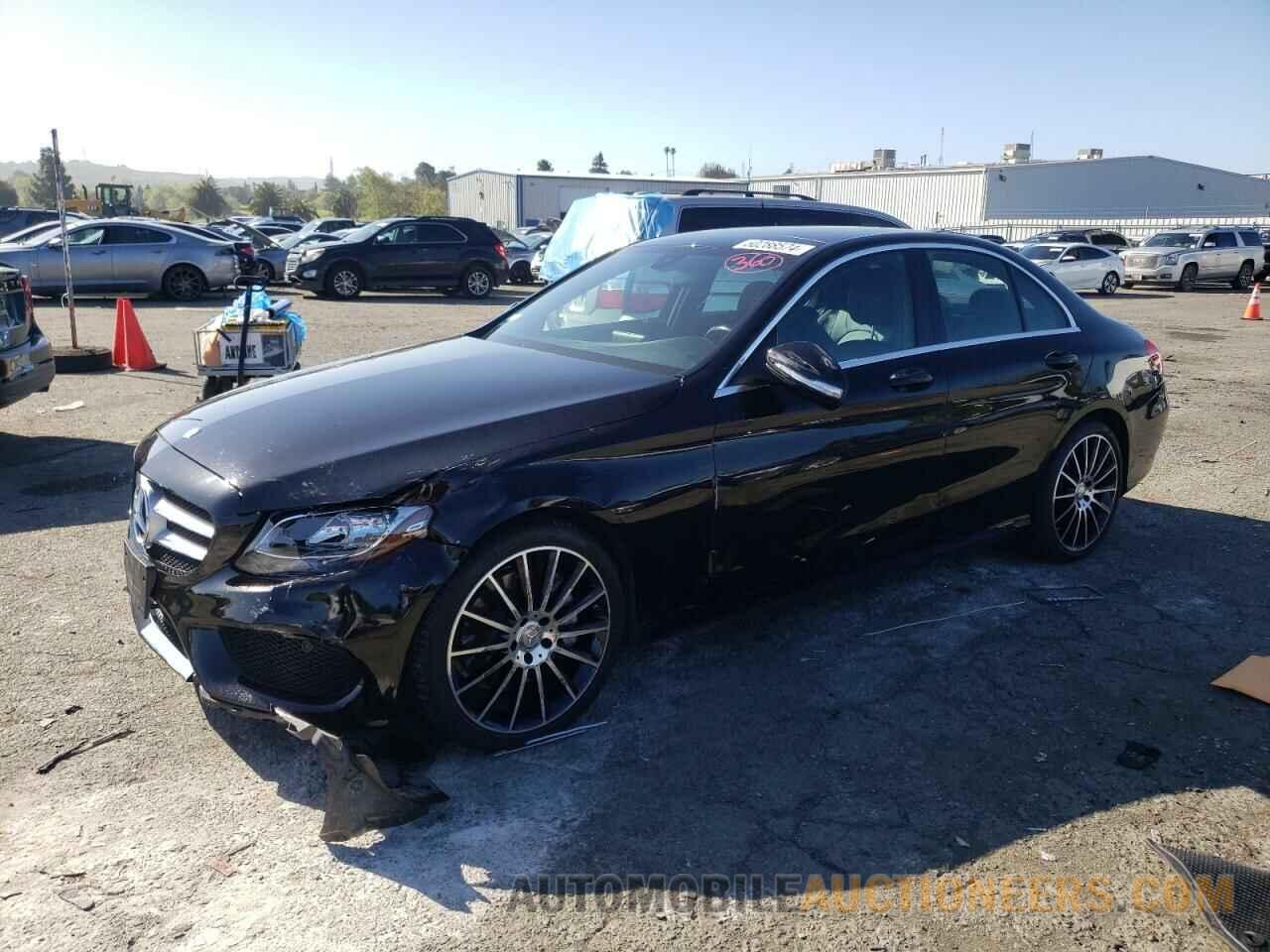 55SWF4KB9FU014986 MERCEDES-BENZ C-CLASS 2015