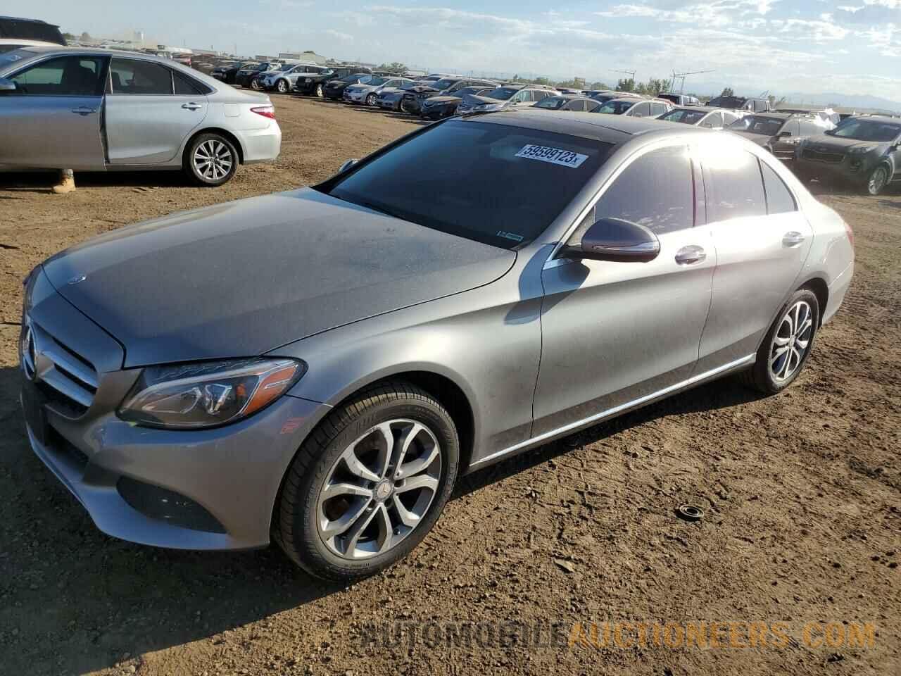 55SWF4KB9FU019217 MERCEDES-BENZ C-CLASS 2015