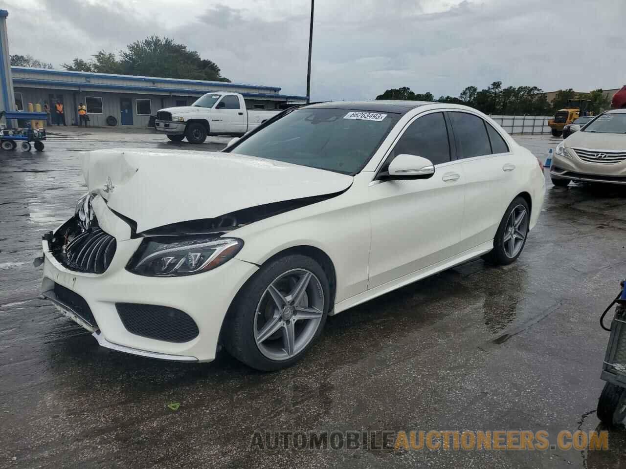 55SWF4KB9FU019444 MERCEDES-BENZ C-CLASS 2015