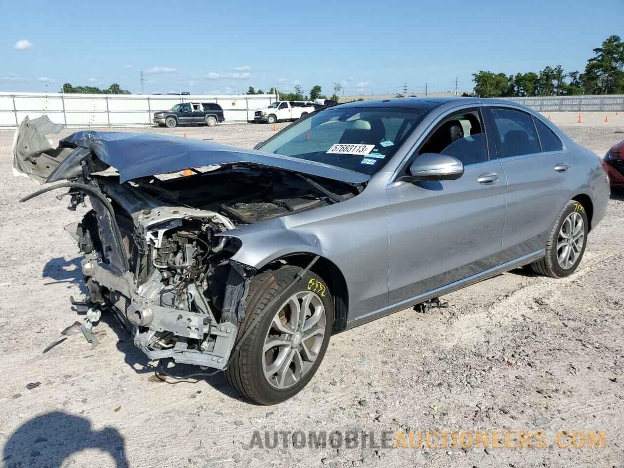 55SWF4KB9FU020352 MERCEDES-BENZ C-CLASS 2015