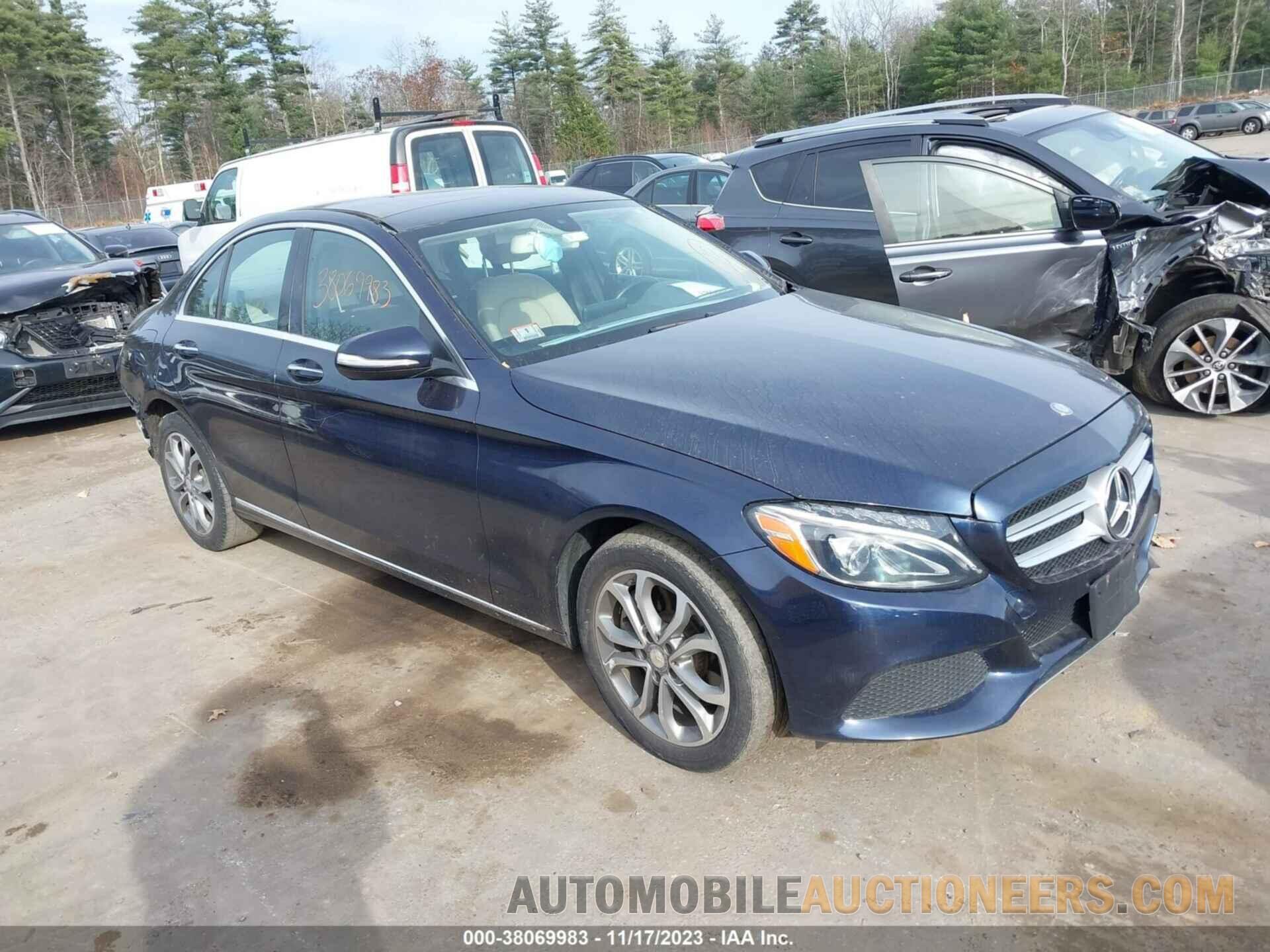 55SWF4KB9FU024594 MERCEDES-BENZ C-CLASS 2015