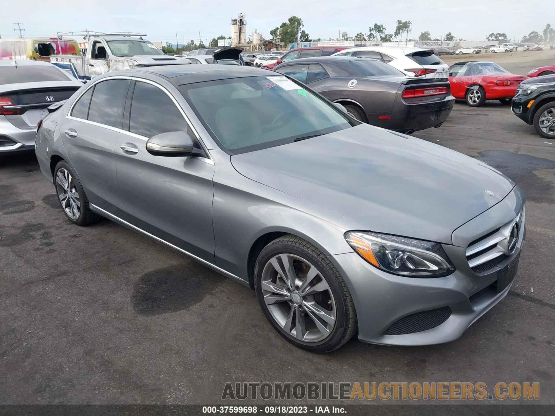 55SWF4KB9FU028225 MERCEDES-BENZ C 2015