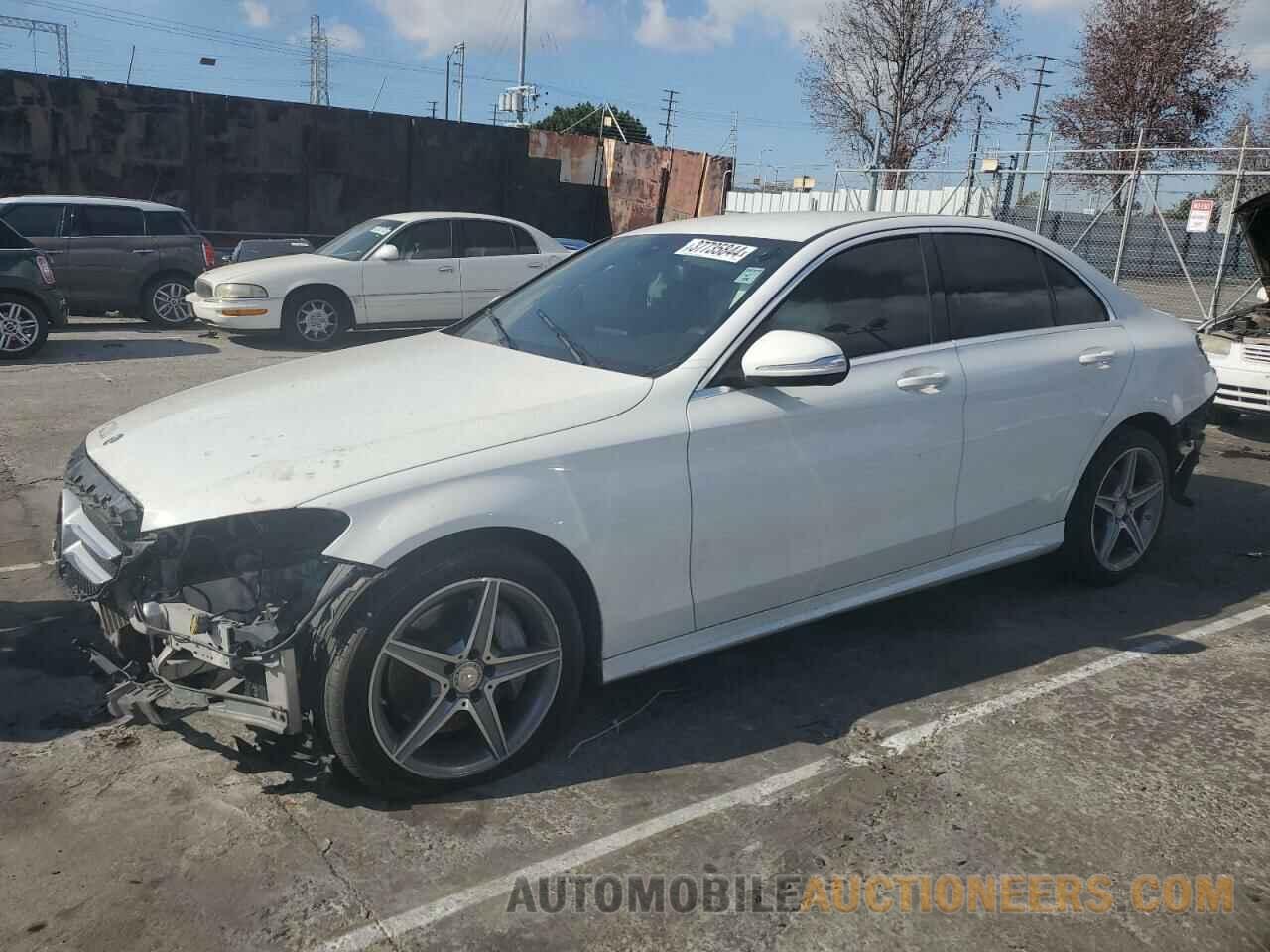 55SWF4KB9FU036843 MERCEDES-BENZ C-CLASS 2015