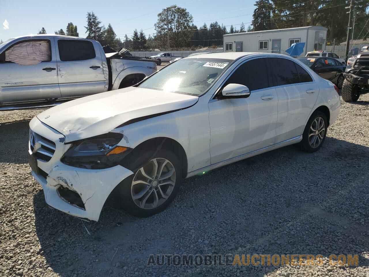 55SWF4KB9FU037846 MERCEDES-BENZ C-CLASS 2015