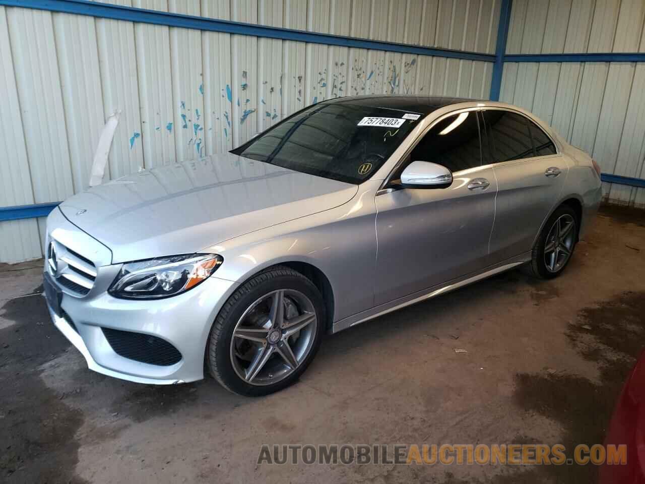 55SWF4KB9FU039371 MERCEDES-BENZ C-CLASS 2015