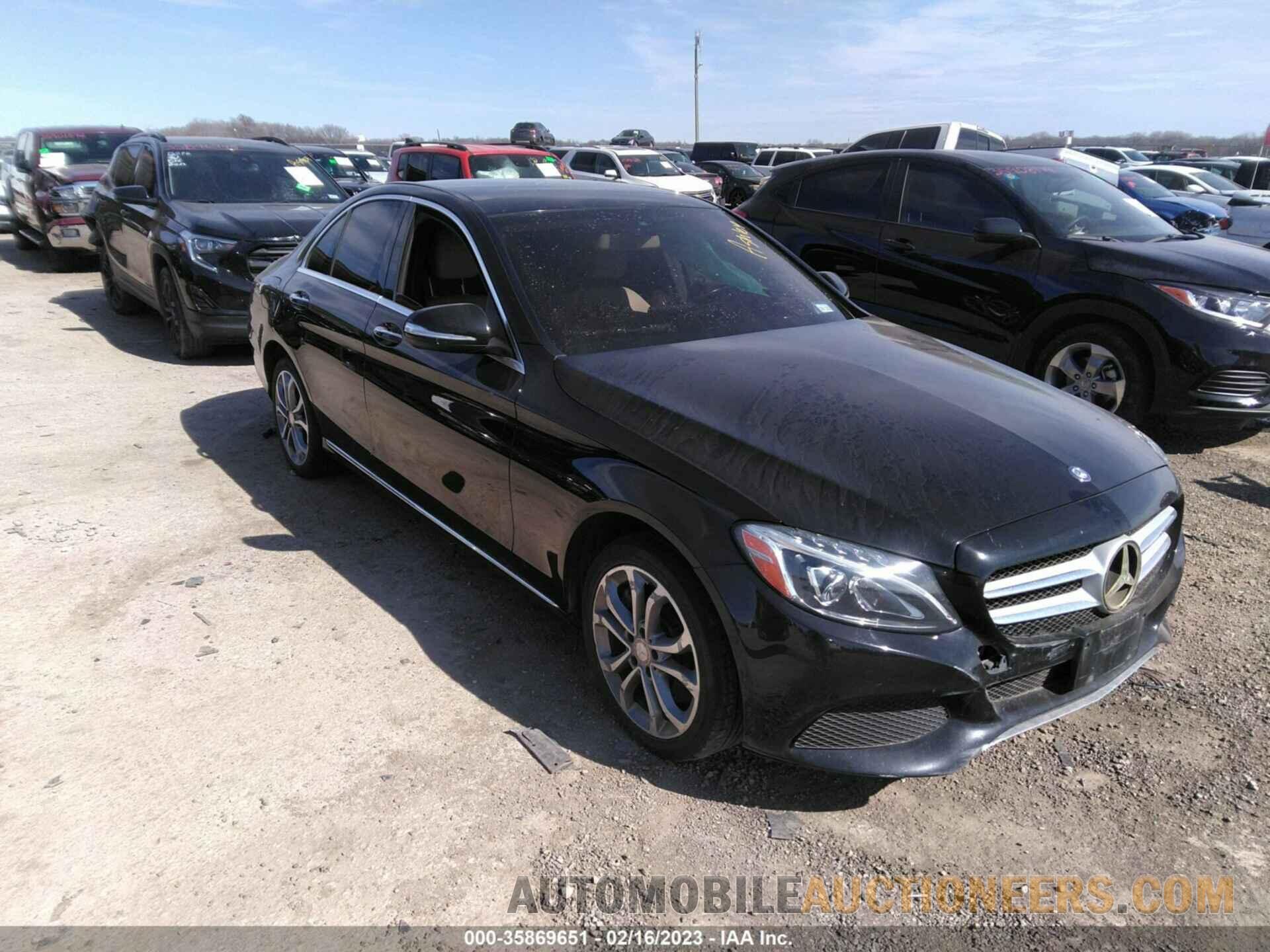 55SWF4KB9FU041265 MERCEDES-BENZ C-CLASS 2015