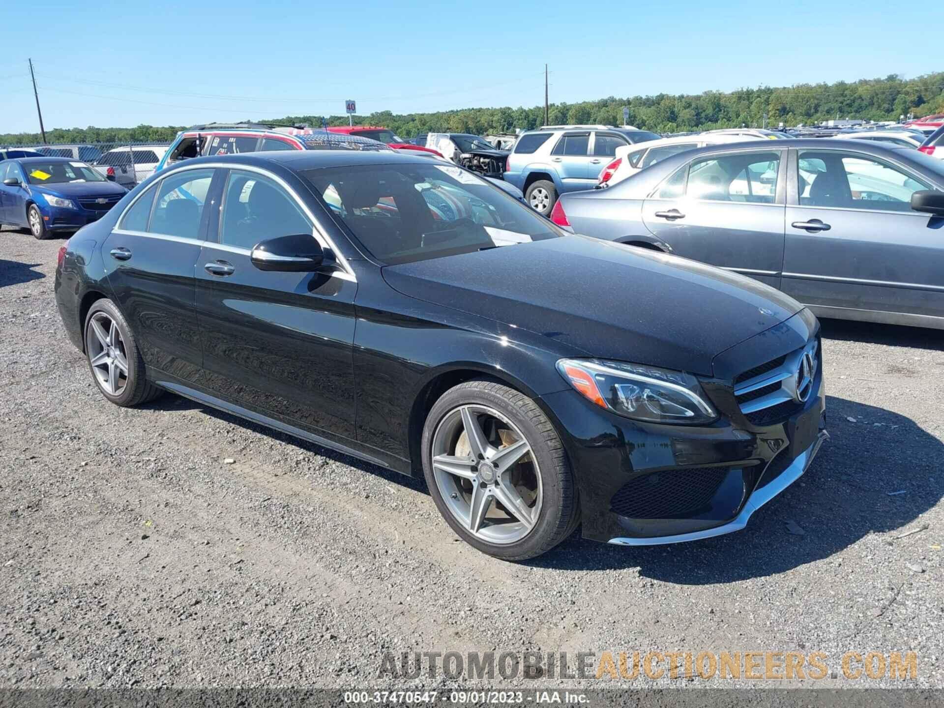 55SWF4KB9FU058535 MERCEDES-BENZ C-CLASS 2015