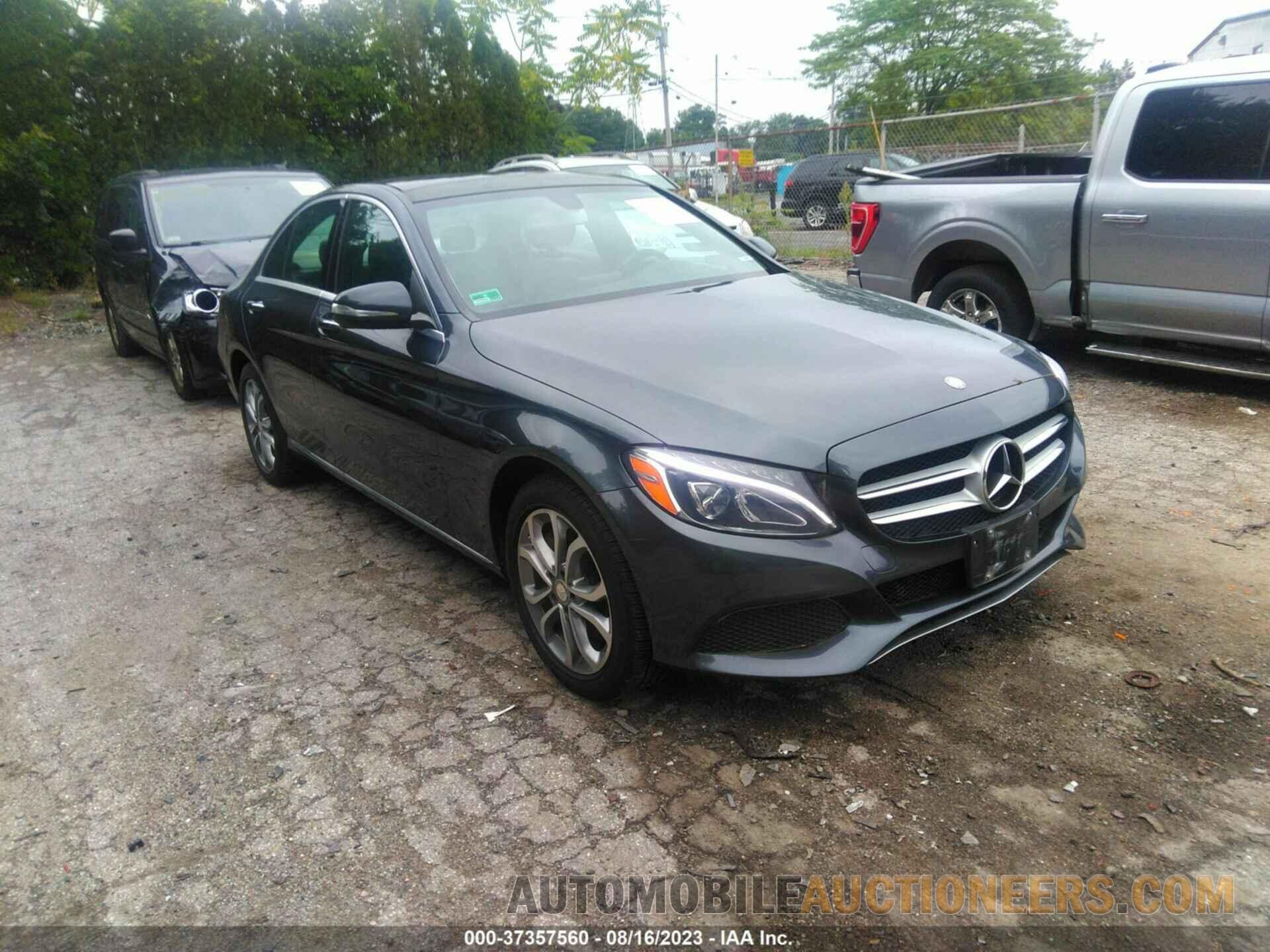 55SWF4KB9FU062259 MERCEDES-BENZ C-CLASS 2015