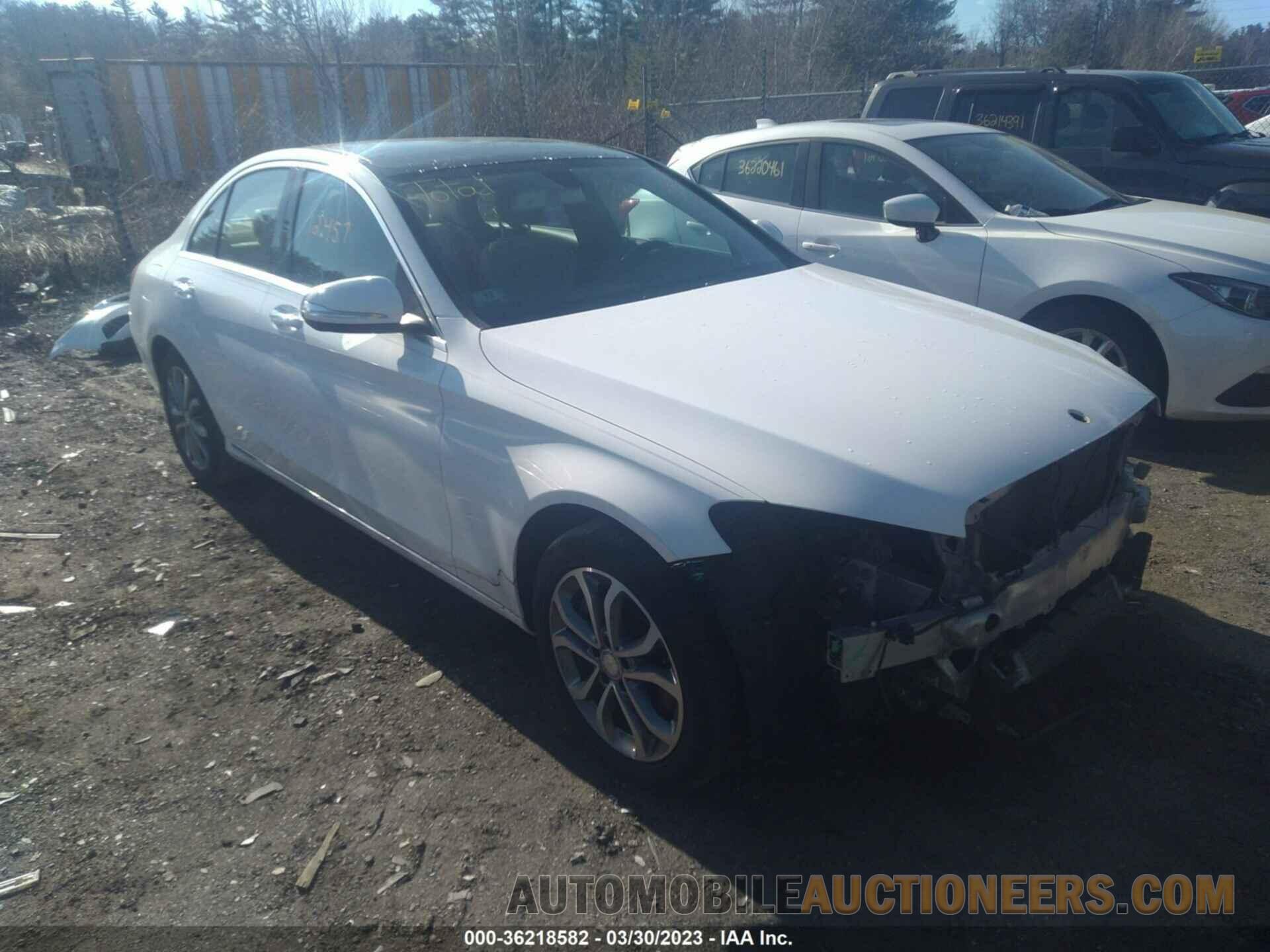 55SWF4KB9FU071382 MERCEDES-BENZ C-CLASS 2015