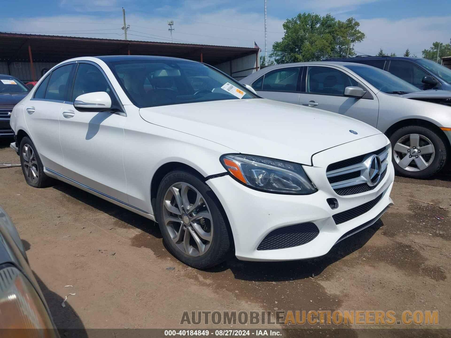 55SWF4KB9FU082141 MERCEDES-BENZ C 300 2015