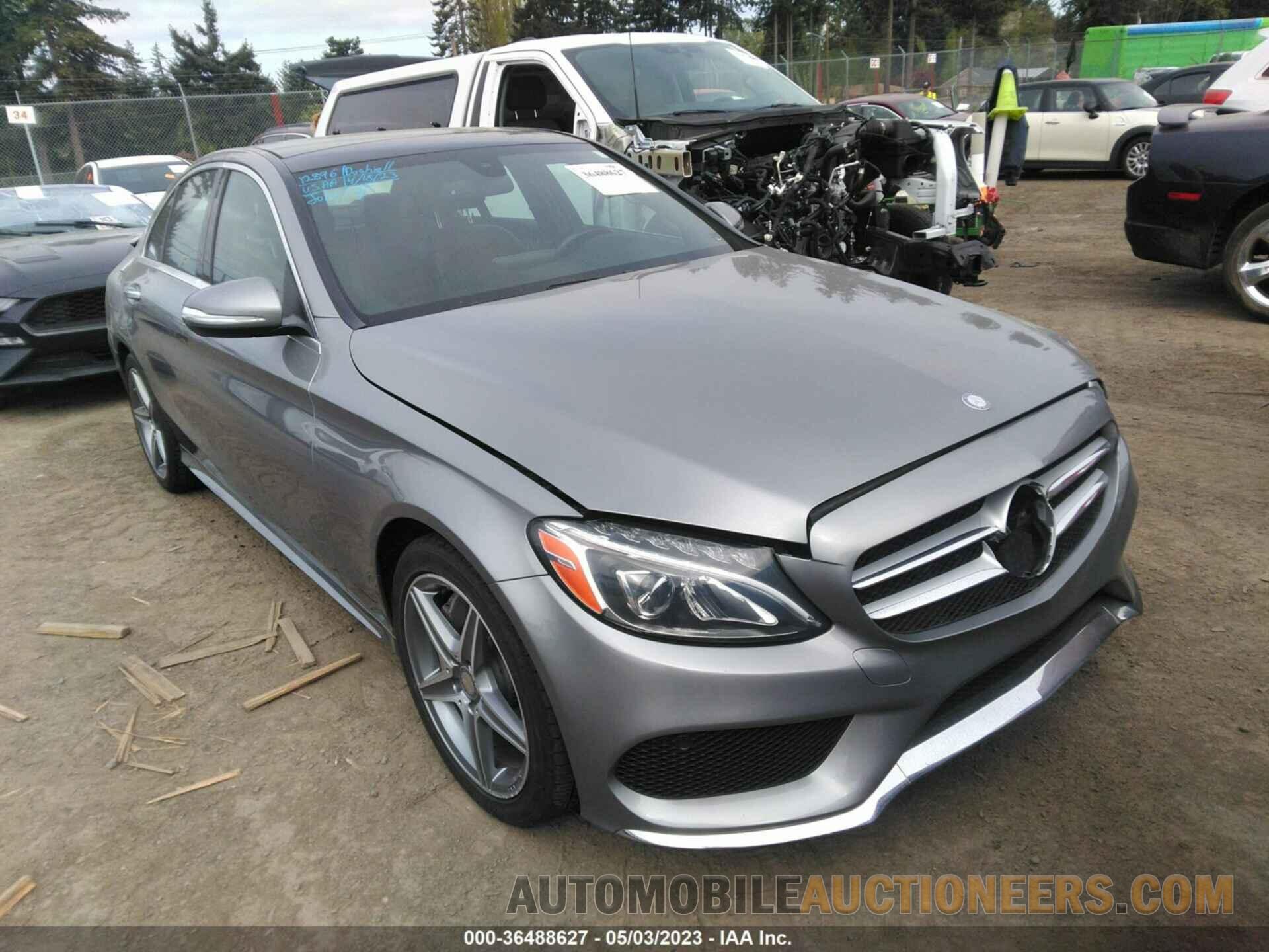 55SWF4KB9FU084729 MERCEDES-BENZ C-CLASS 2015