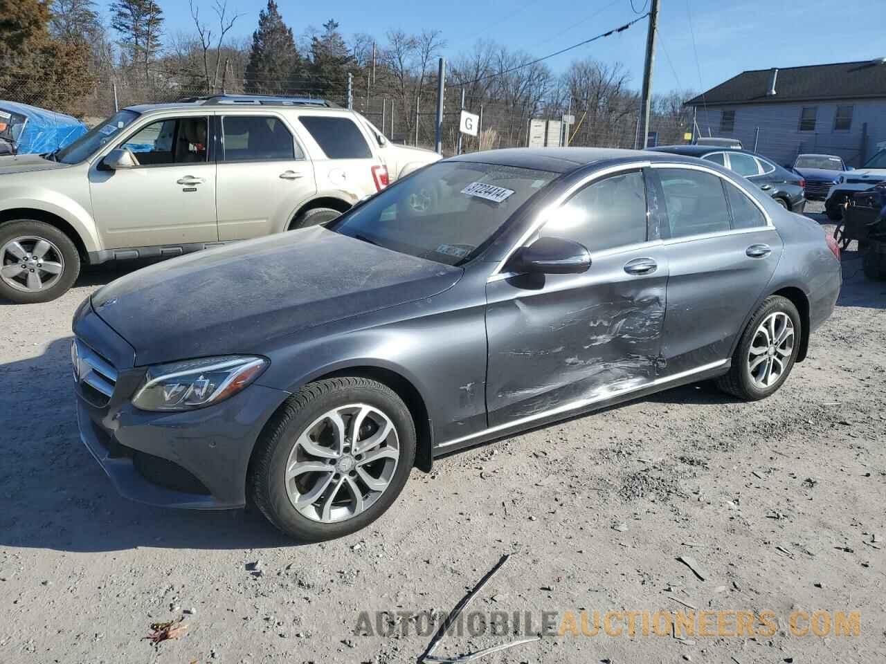 55SWF4KB9FU087923 MERCEDES-BENZ C-CLASS 2015