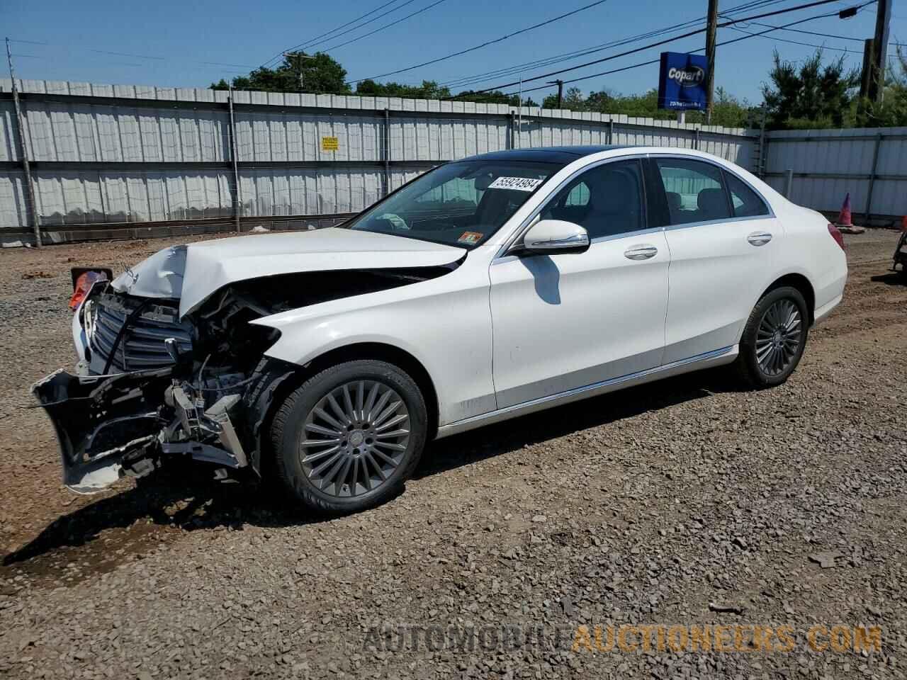 55SWF4KB9FU092085 MERCEDES-BENZ C-CLASS 2015