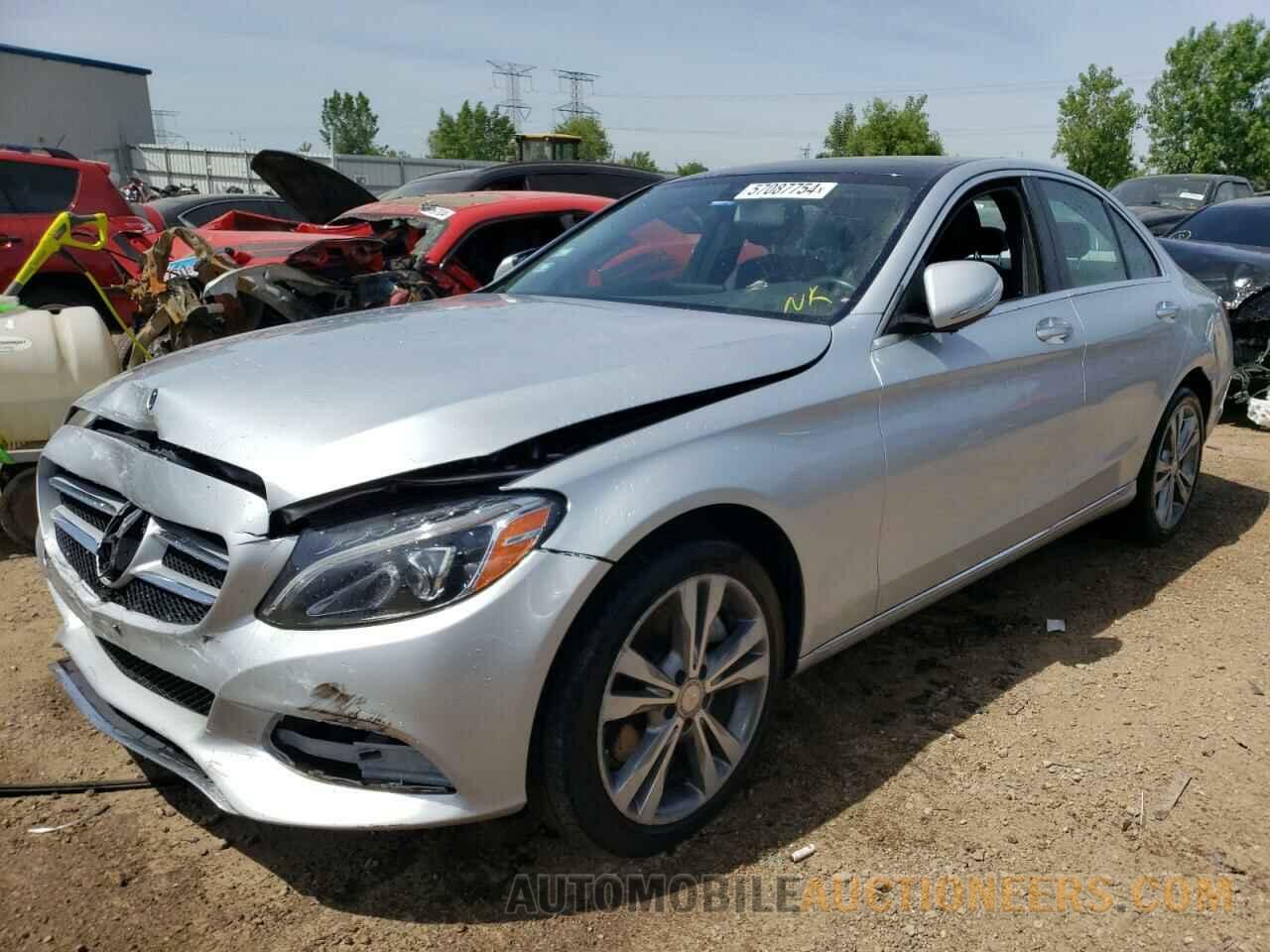 55SWF4KB9FU093513 MERCEDES-BENZ C-CLASS 2015