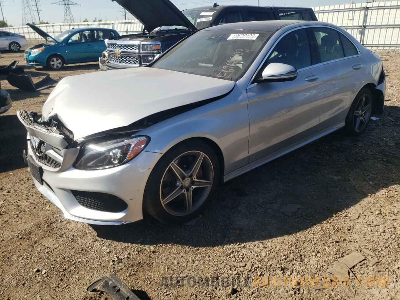 55SWF4KB9GU128813 MERCEDES-BENZ C-CLASS 2016