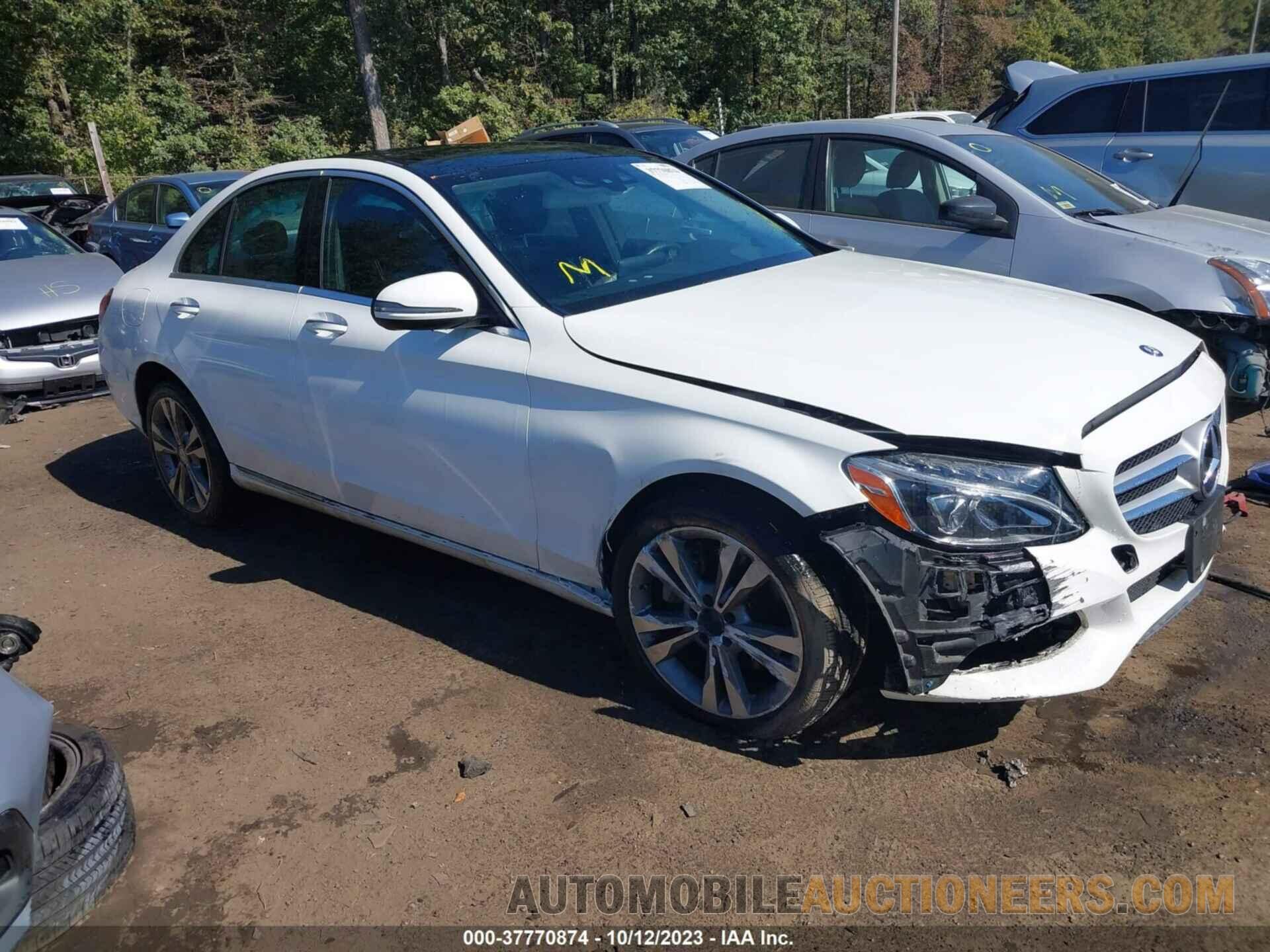 55SWF4KB9HU201860 MERCEDES-BENZ C-CLASS 2017