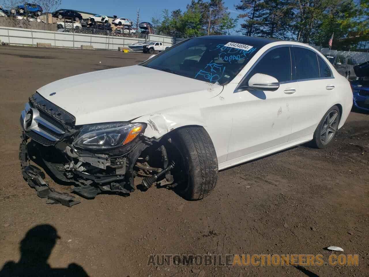 55SWF4KB9HU217797 MERCEDES-BENZ C-CLASS 2017