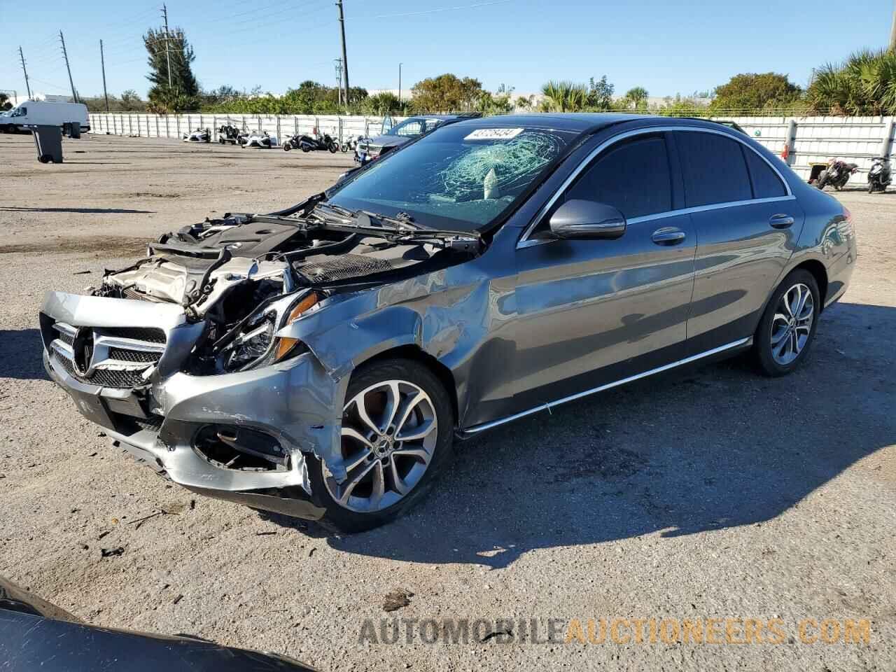 55SWF4KB9HU220828 MERCEDES-BENZ C-CLASS 2017