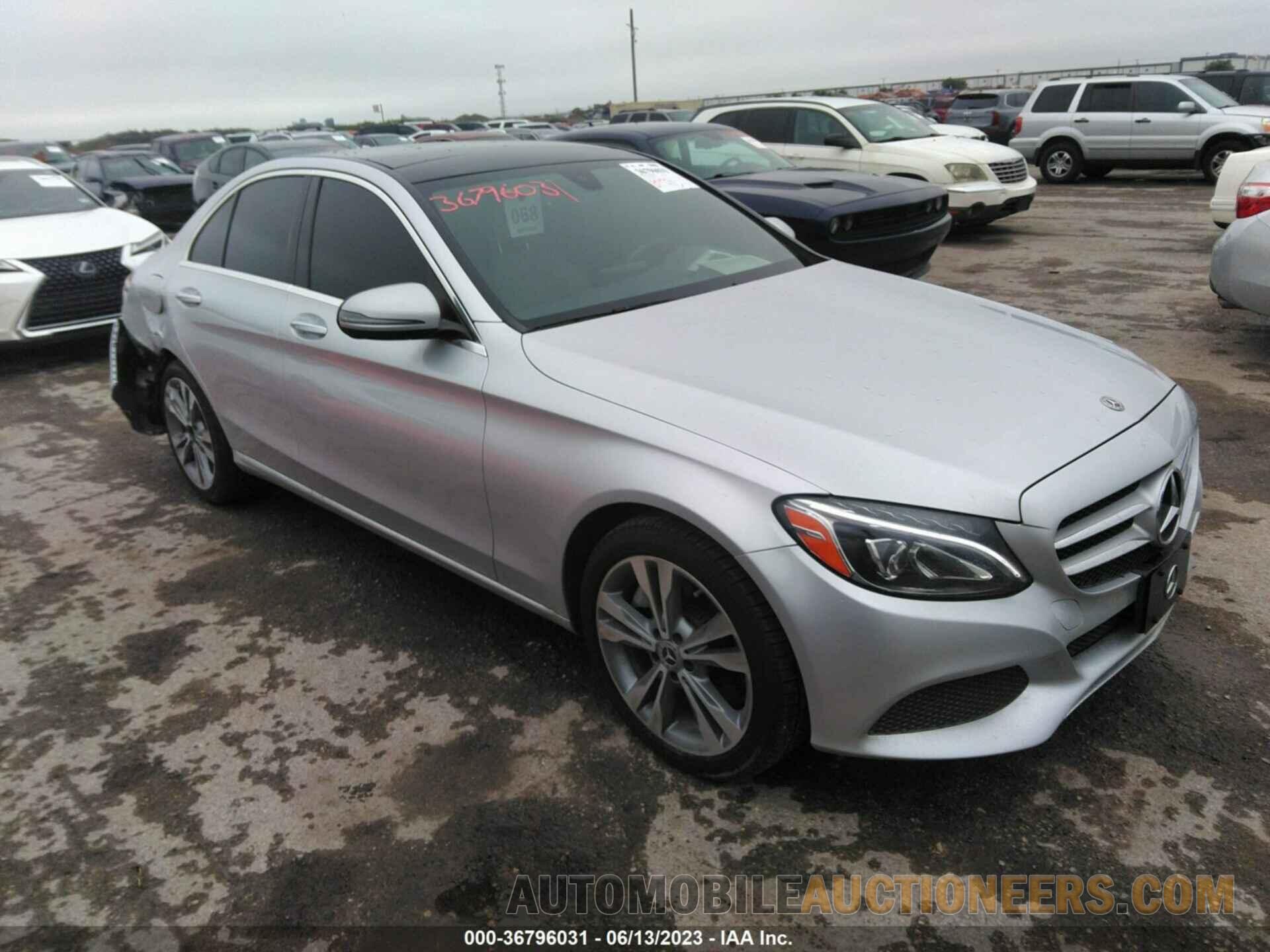 55SWF4KB9JU237747 MERCEDES-BENZ C-CLASS 2018