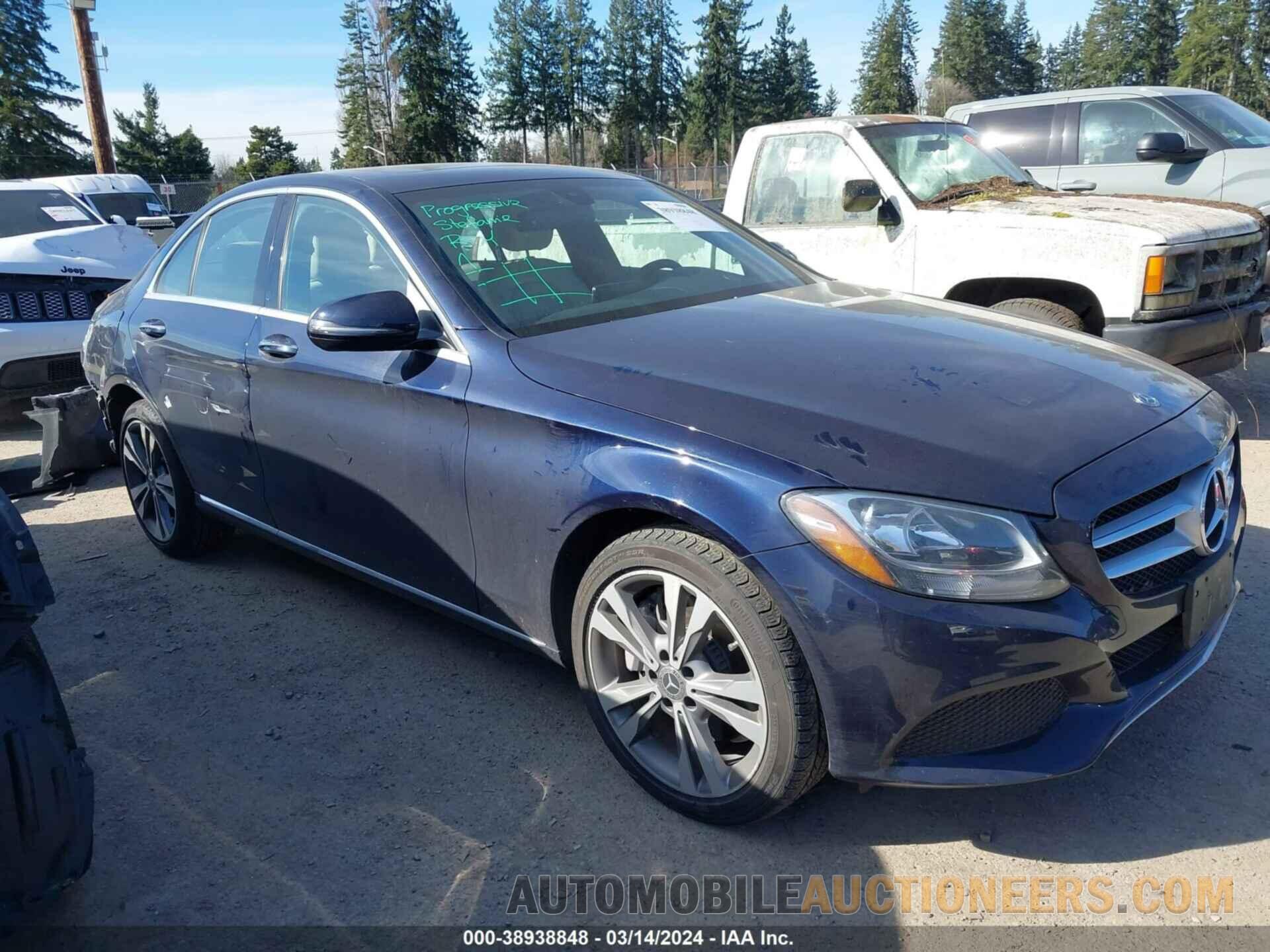 55SWF4KB9JU267962 MERCEDES-BENZ C 300 2018