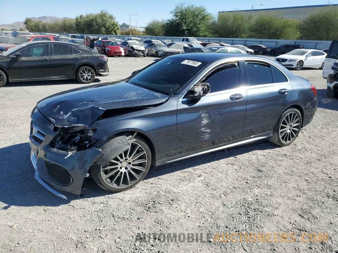 55SWF4KBXFU007528 MERCEDES-BENZ C-CLASS 2015