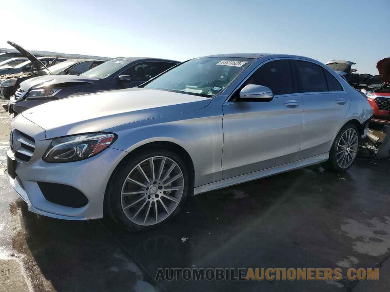 55SWF4KBXFU008324 MERCEDES-BENZ C-CLASS 2015