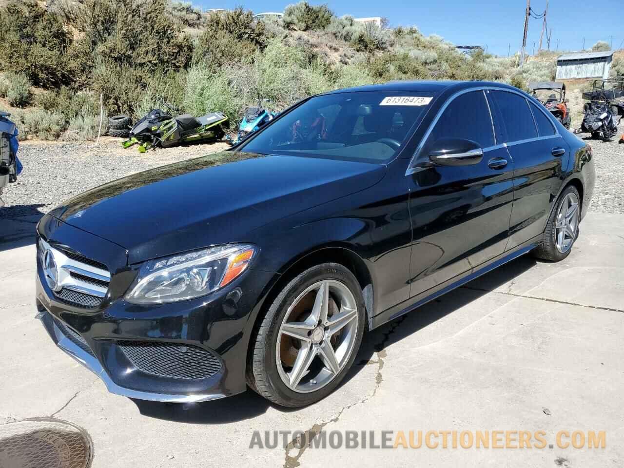 55SWF4KBXFU008954 MERCEDES-BENZ C-CLASS 2015