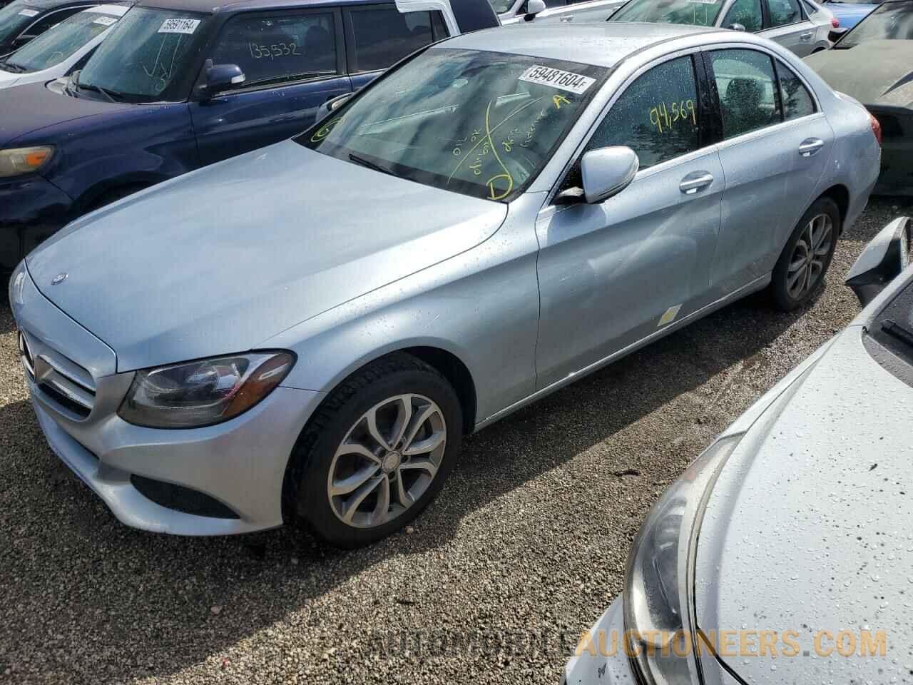 55SWF4KBXFU010137 MERCEDES-BENZ C-CLASS 2015