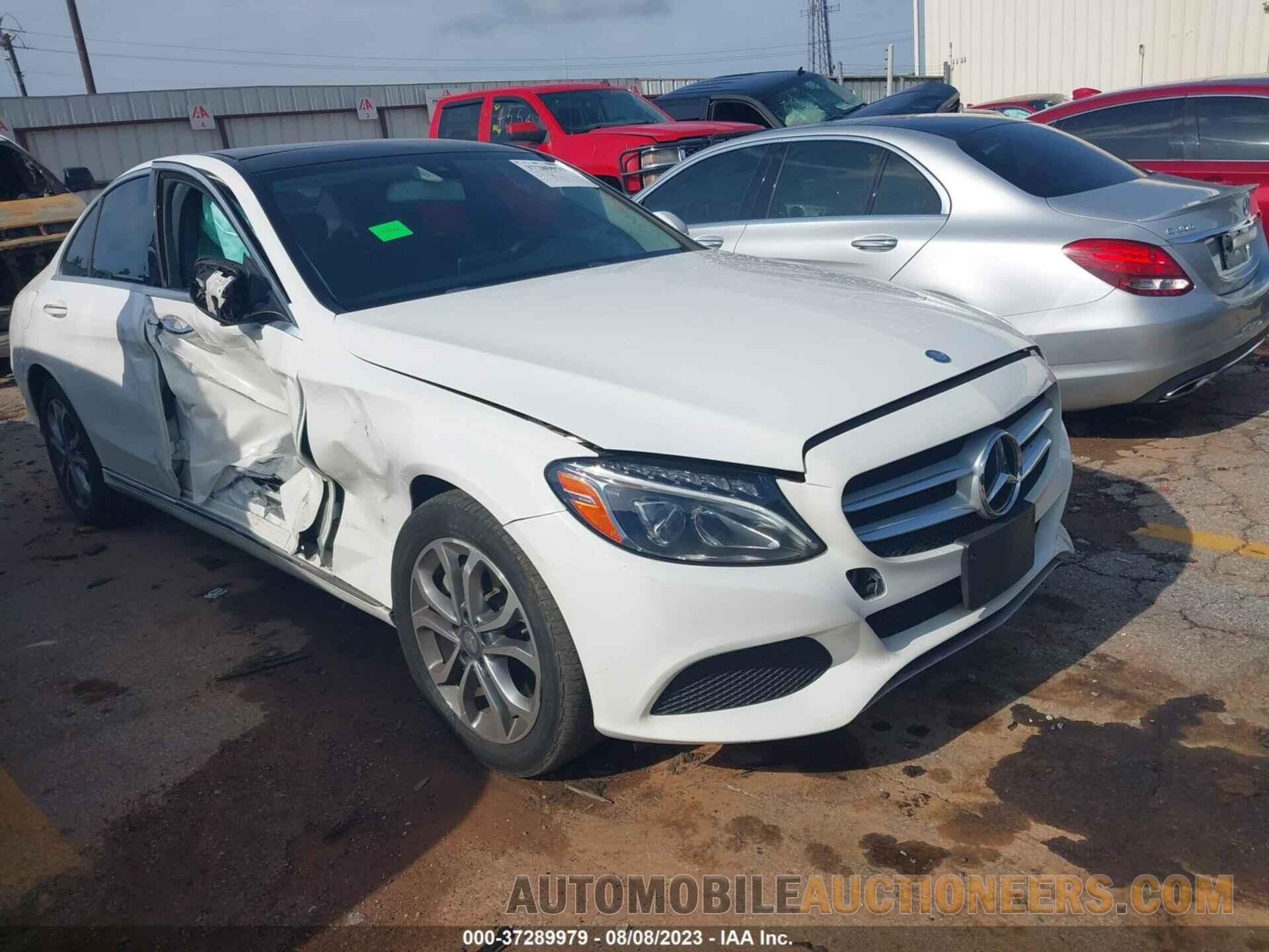 55SWF4KBXFU010266 MERCEDES-BENZ C-CLASS 2015