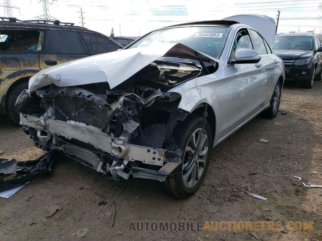 55SWF4KBXFU011479 MERCEDES-BENZ C-CLASS 2015