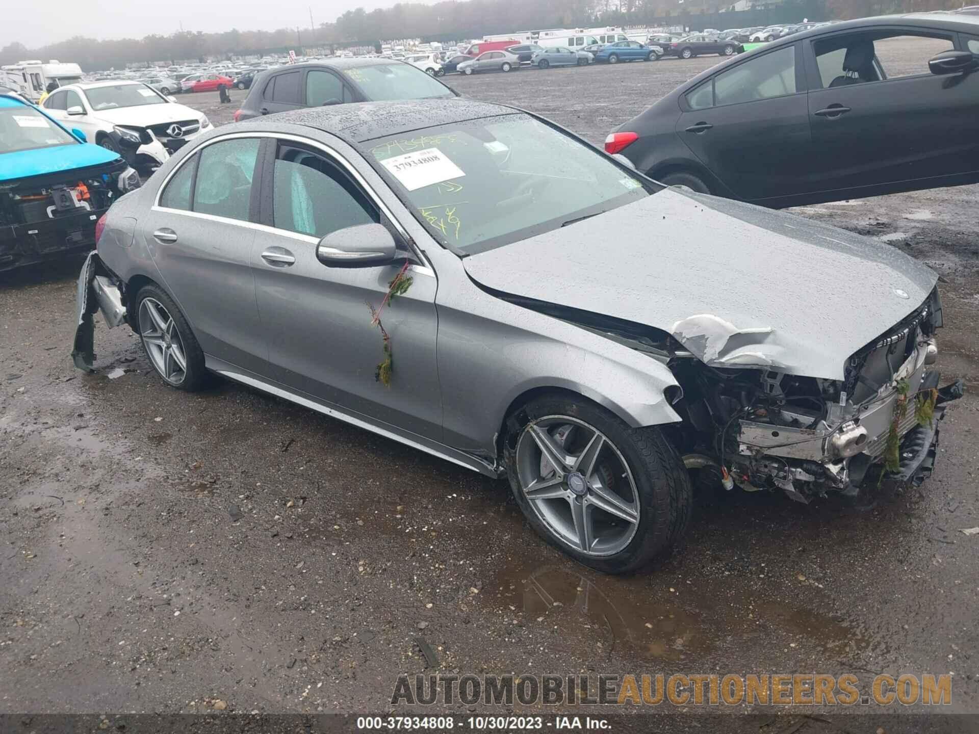 55SWF4KBXFU017265 MERCEDES-BENZ C-CLASS 2015